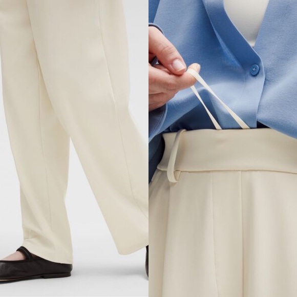 Lululemon Daydrift High-Rise Trousers in Light Ivory - Picture 3 of 12